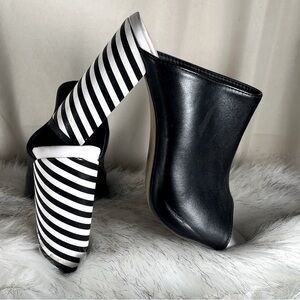 Elegant Black Open-Toe Women's Shoes